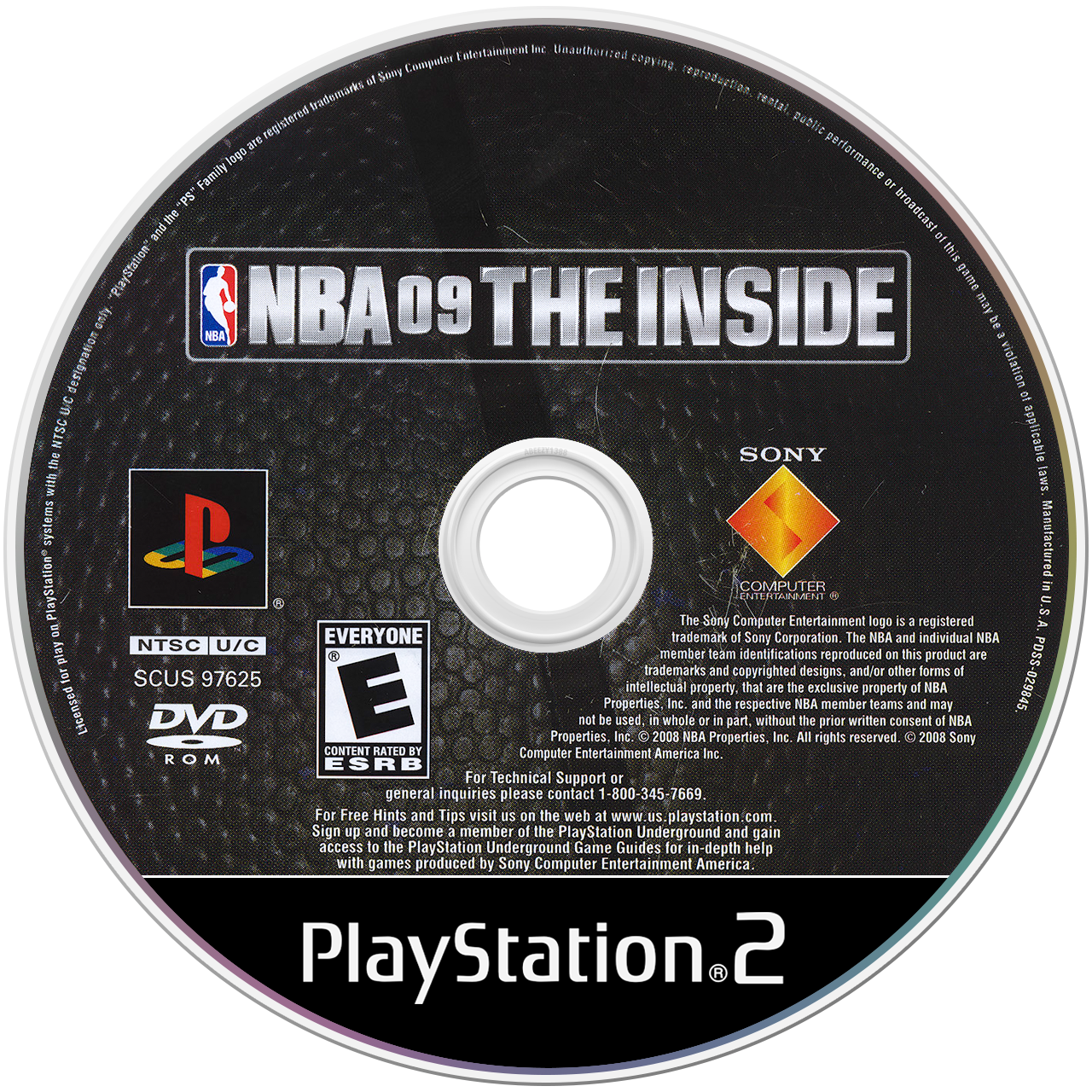 NBA 09 The Inside media 4 for Playstation 2